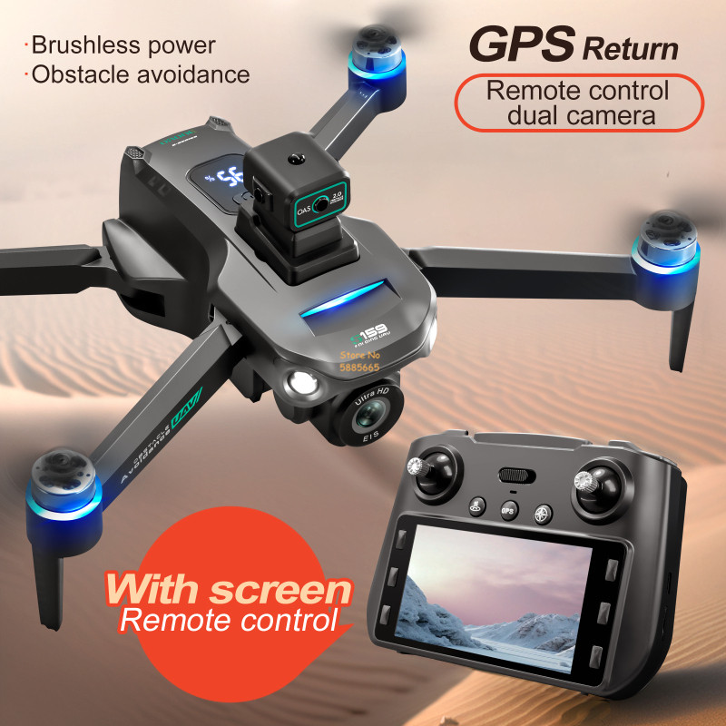 8K Dual Camera 5G WIFI FPV Afs - Drone Racing Camera recensie en prijs