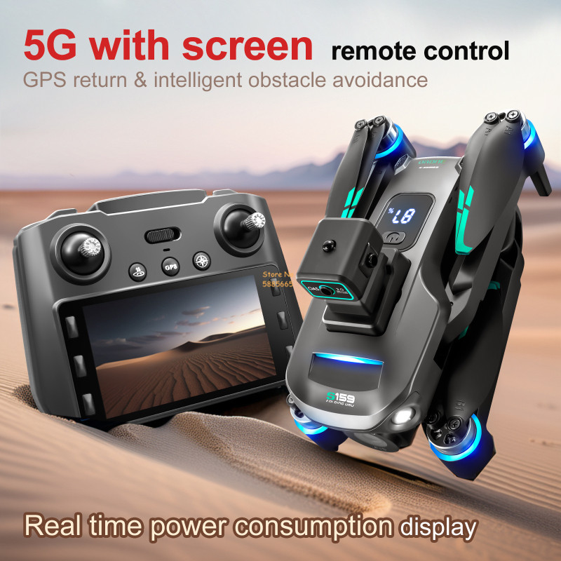 8K Dual Camera 5G WIFI FPV Afs - Drone Racing Camera recensie en prijs