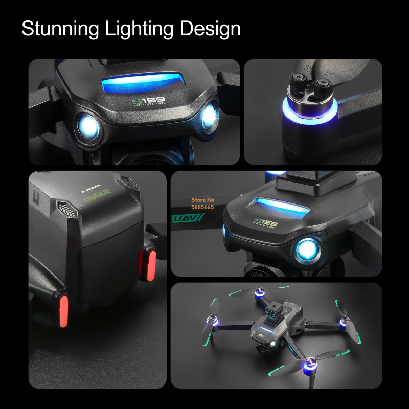 8K Dual Camera 5G WIFI FPV Afs - Drone Racing Camera recensie en prijs