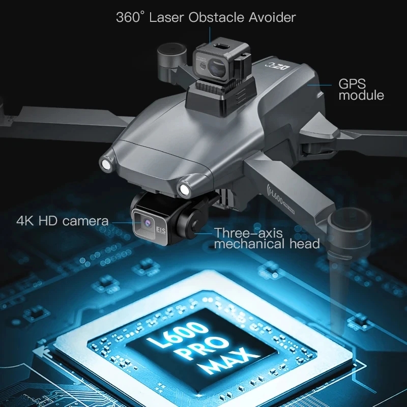 L600 PRO MAX GPS Drone Profess - Drone Racing Camera recensie en prijs