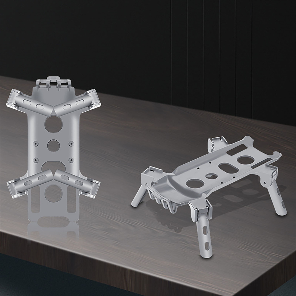 Grijs opvouwbaar landingsgeste - Dji Drone Air 3 recensie en prijs