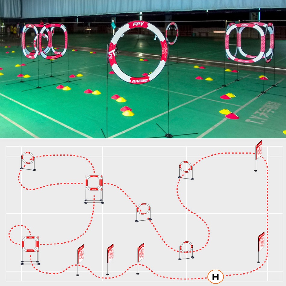 FPV Racing Goal Gate Vliegtuig - Drone Racing Flag recensie en prijs