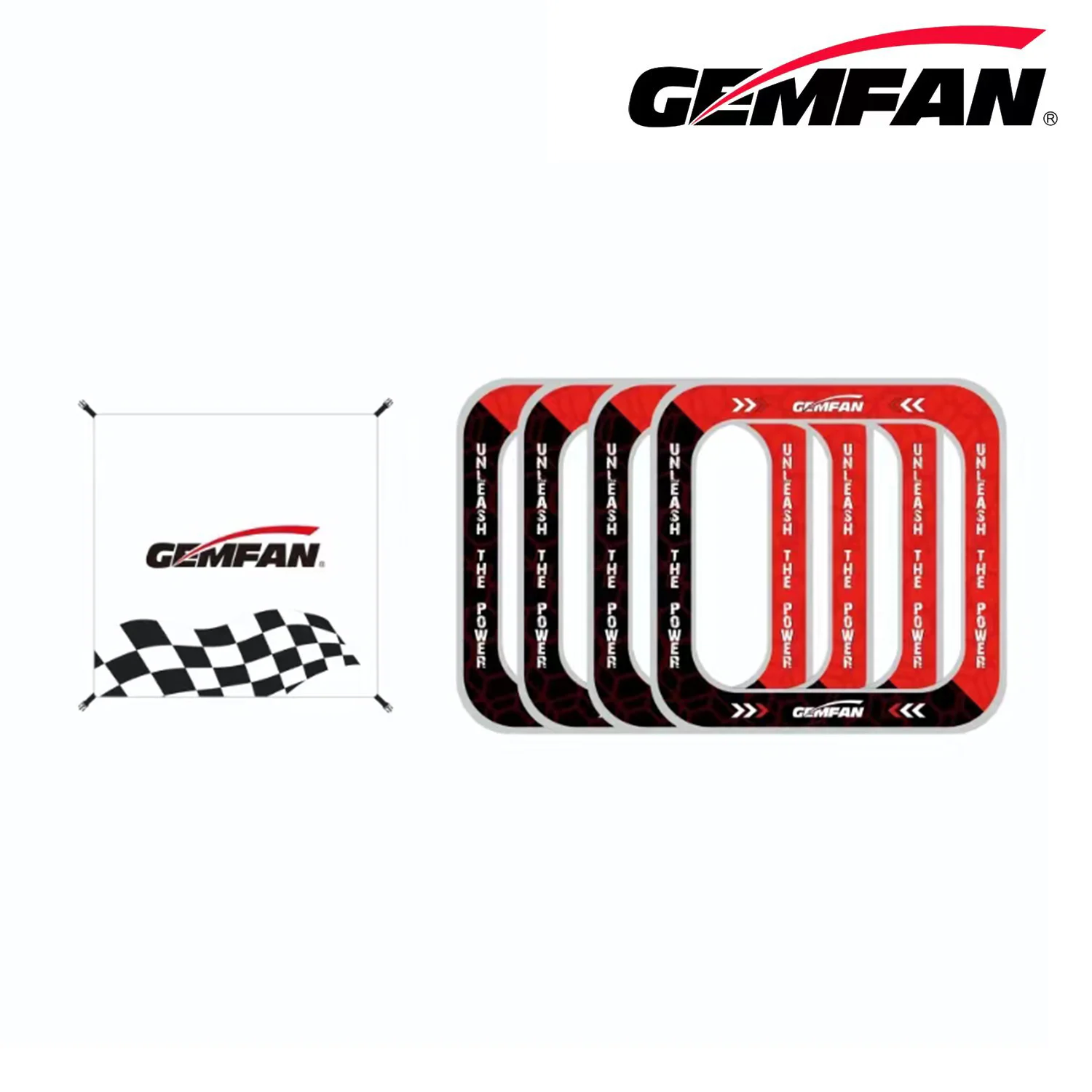 Gemfan 4in1 Racepoorten Afneem - Drone Racing Flag recensie en prijs