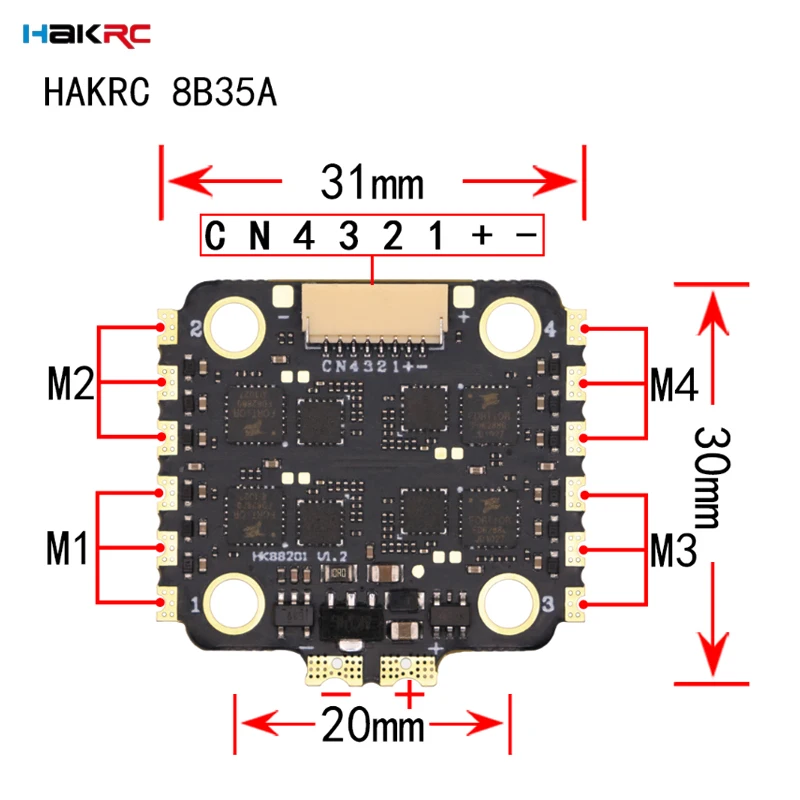 HAKRC F7220 V2 F7 Mini Flight  - Drone Racing Flight Controller recensie en prijs